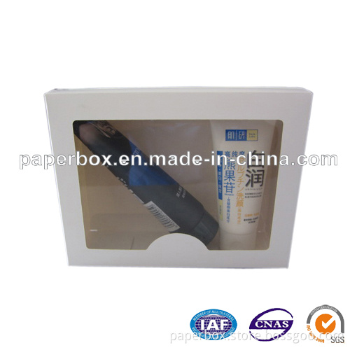 Paper Cosmetic Packaging Box with Window